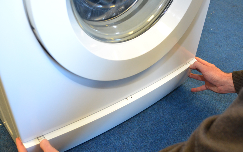 remove the kick plate