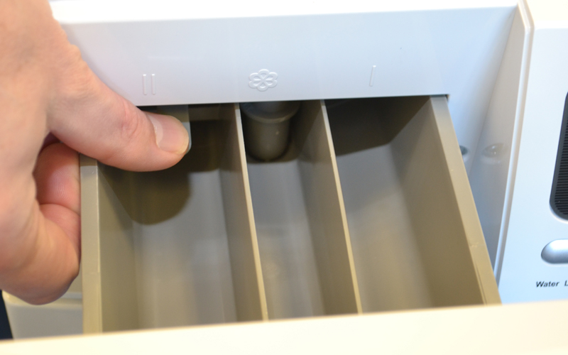 push the release catch down