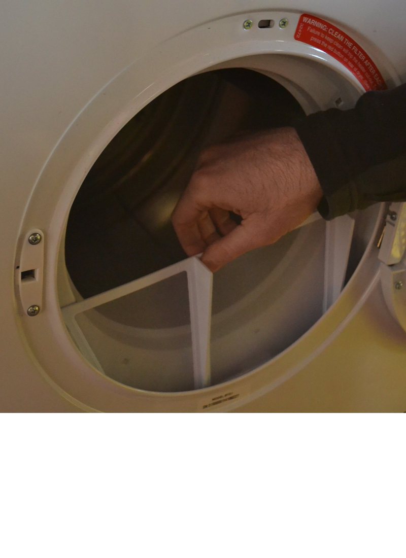 filter found in the door opening